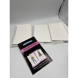 Runway Project Fashion Design Drawing Set Book & Pages 2007